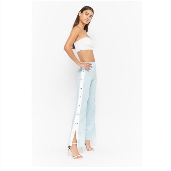 Forever 21 Pants - Contrast Stripe Tearaway Pants